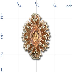 a6819 Citrine Bracelet Slide 
